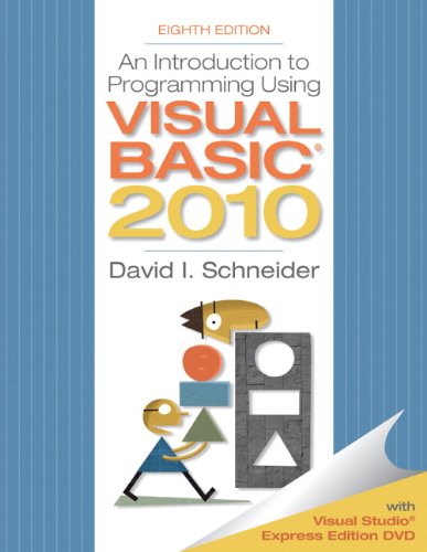 Beispielbild fr Introduction to Programming Using Visual Basic 2010 zum Verkauf von Better World Books