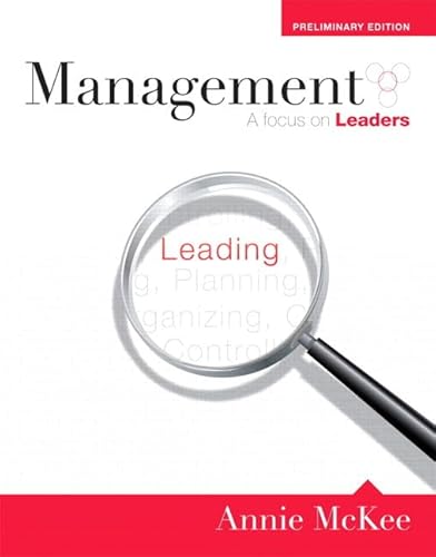 Imagen de archivo de Management: A Focus on Leaders a la venta por HPB-Red