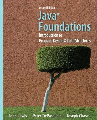 Beispielbild fr Java Foundations: Introduction to Program Design and Data Structures (2nd Edition) (Lewis) zum Verkauf von Once Upon A Time Books