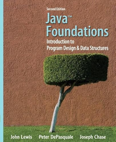 Stock image for Java Foundations: Introduction to Program Design and Data Structures (2nd Edition) (Lewis) for sale by Once Upon A Time Books