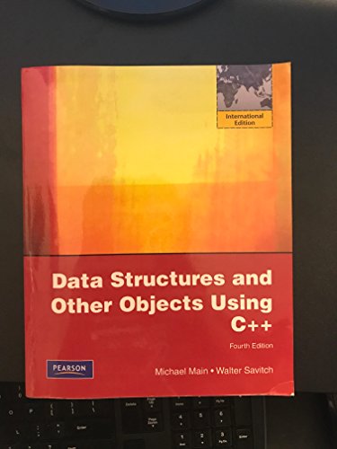 9780132129480: Data Structures and Other Objects Using C++