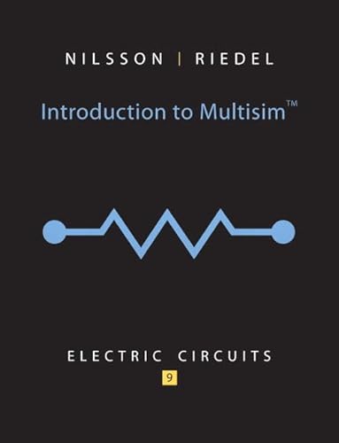 9780132132343: Introduction to Multisim for Electric Circuits