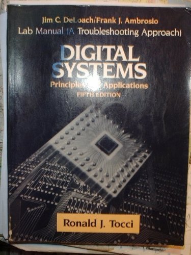 Imagen de archivo de Digital Systems Trouble Shooting Lab Manual a la venta por ThriftBooks-Atlanta