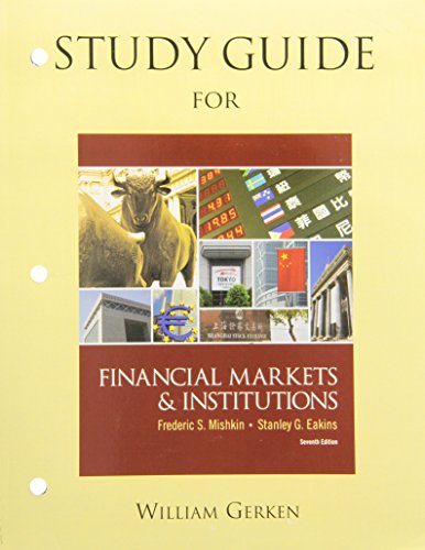 Imagen de archivo de Financial Markets & Institutions a la venta por Books-R-Keen