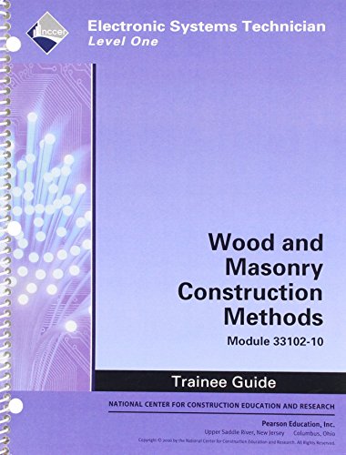 9780132137485: 33102-10 Wood and Masonry Construction Methods TG
