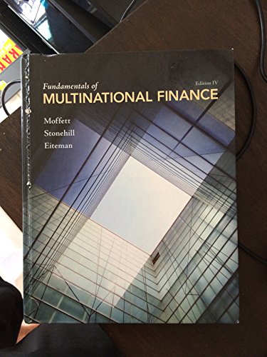 Beispielbild fr Fundamentals of Multinational Finance zum Verkauf von Better World Books