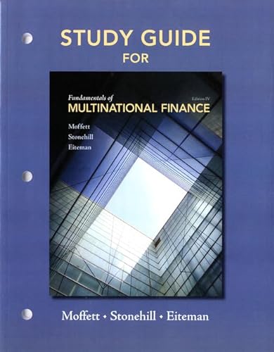Stock image for Study Guide for Fundamentals of Multinational Finance for sale by Phatpocket Limited