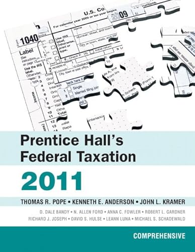 Beispielbild fr Prentice Hall's Federal Taxation 2011 zum Verkauf von Irish Booksellers