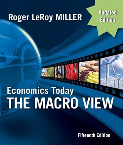 Beispielbild fr Economics Today : The Macro View Update Edition zum Verkauf von Better World Books