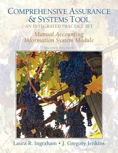 Stock image for Comprehensive Assurance & Systems Tool: An Integrated Practice Set: Manual Module for sale by Irish Booksellers