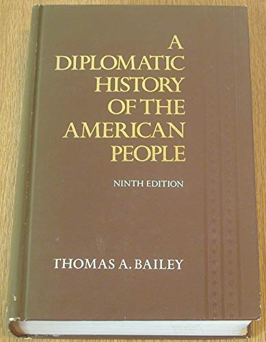 Beispielbild fr A diplomatic history of the American people zum Verkauf von Wonder Book