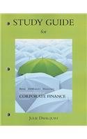 Imagen de archivo de Study Guide for Fundamentals of Corporate Finance a la venta por The Book Spot
