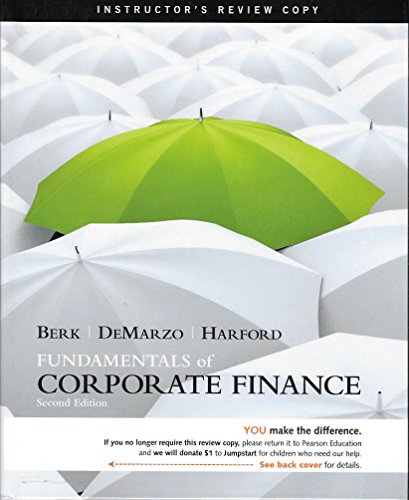 Stock image for Fundamentals of Corporate Finance (Fundamentals of Corporate Finance Second Edition) for sale by The Book Cellar, LLC