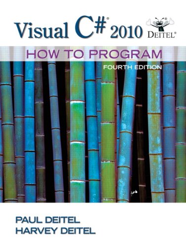 9780132151429: Visual C# 2010: How to Program: United States Edition
