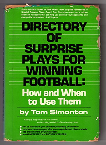 Stock image for Directory of surprise plays for winning football: How and when to use them for sale by Lexington Books Inc