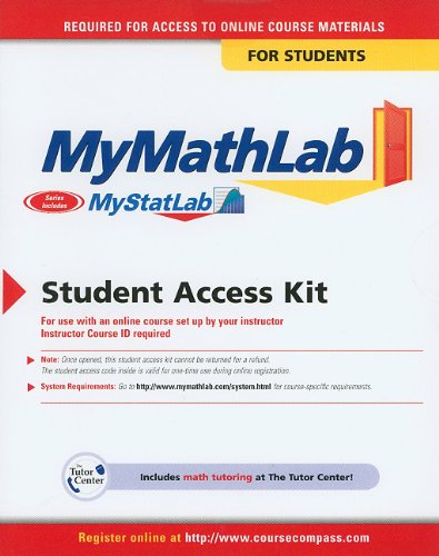 Imagen de archivo de MyStatLab -- Standalone Access Card -- for Statistics for Managers Using Microsoft Excel a la venta por redgorillabooks