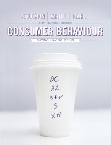 Beispielbild fr Consumer Behaviour : Buying, Having, and Being, Sixth Canadian Edition zum Verkauf von Better World Books