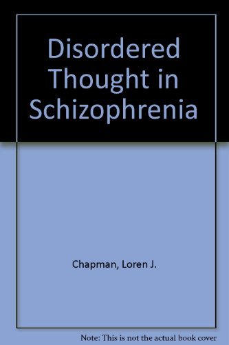 Beispielbild fr Disordered Thought in Schizophrenia zum Verkauf von ThriftBooks-Dallas