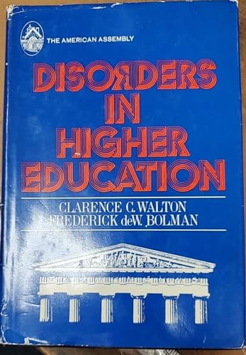 Beispielbild fr Disorders in Higher Education zum Verkauf von Better World Books: West