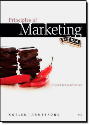 Stock image for Principles of Marketing for sale by Reliant Bookstore
