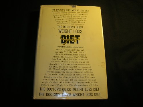 Beispielbild fr Doctor's Quick Weight Loss Diet zum Verkauf von Better World Books