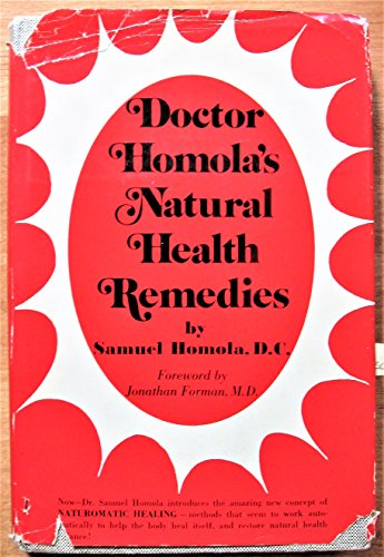 Stock image for Doctor Homola's natural health remedies for sale by Wonder Book