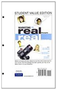 9780132177146: Marketing: Real People, Real Choices, Value Edition