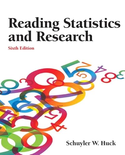 Stock image for Reading Statistics and Research (6th edition) for sale by Book Dispensary