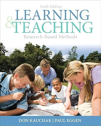 Beispielbild fr Learning and Teaching : Research-Based Methods zum Verkauf von Better World Books