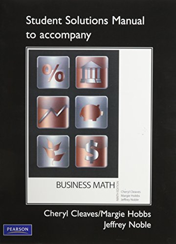 Stock image for Business Mathematics Complete and Brief Editions for sale by Booksavers of Virginia