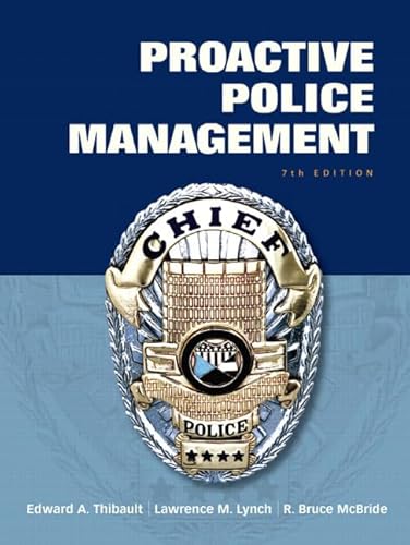 Beispielbild fr Proactive Police Management zum Verkauf von ThriftBooks-Atlanta