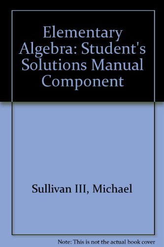 9780132196741: Student Solutions Manual - Component