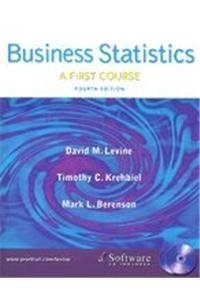 Stock image for Business Statistics: A First Course for sale by Iridium_Books