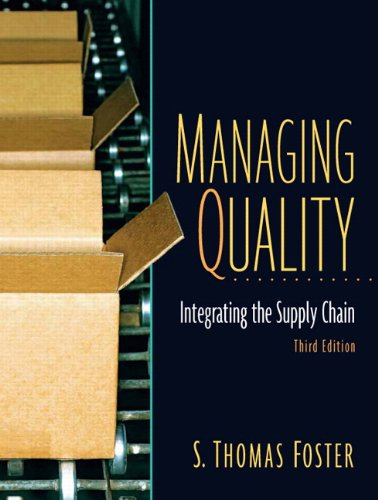 Imagen de archivo de Managing Quality : Integrating the Supply Chain a la venta por Better World Books
