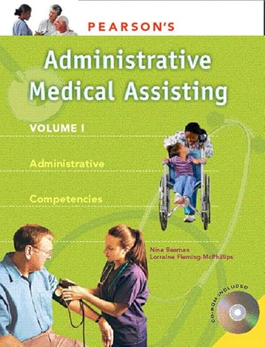 Stock image for Pearson's Administrative Medical Assisting, Vol. 1, Administrative Competencies for sale by a2zbooks