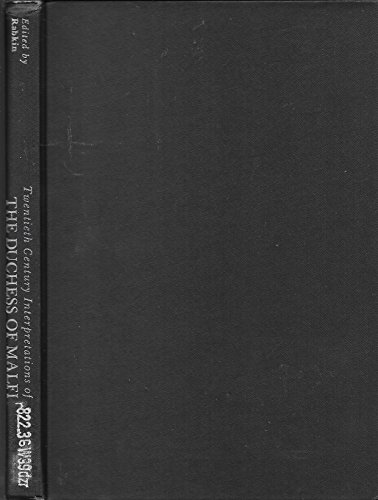 9780132210515: Twentieth Century Interpretations of "The Duchess of Malfi" (20th Century Interpretations Series). A Collection of Critical Essays