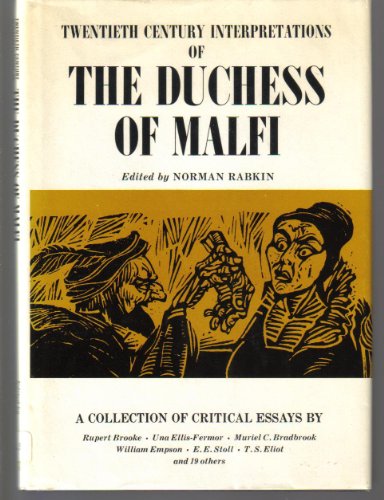 Imagen de archivo de Duchess of Malfi : A Collection of Critical Essays (20th Century Interpretations) a la venta por ThriftBooks-Dallas