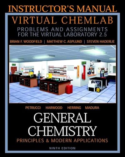 9780132210768: Virtual ChemLab: General Chemistry, Instructor's Lab Manual / Workbook