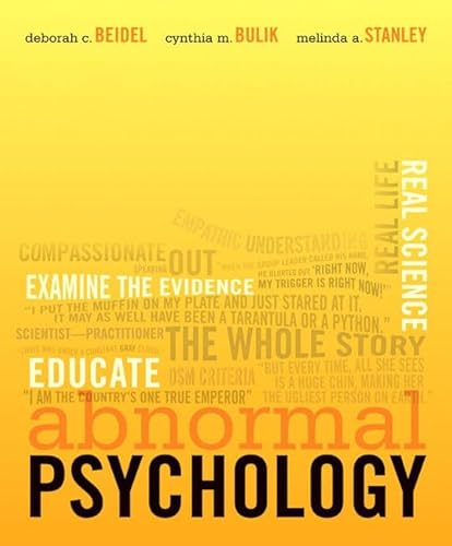 Beispielbild fr Abnormal Psychology zum Verkauf von Better World Books: West