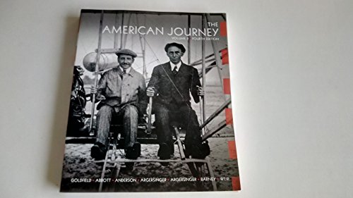 Stock image for The American Journey: A History of the United States, Vol. 2, 4th Edition for sale by Bayside Books
