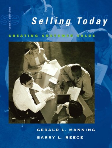Imagen de archivo de Selling Today: Creating Customer Value and ACT! Crm Software Pkg [With CDROM] a la venta por ThriftBooks-Dallas
