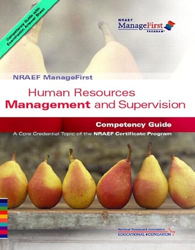 Imagen de archivo de ManageFirst: Human Resources Management and Supervision with Pencil/Paper Exam a la venta por SecondSale