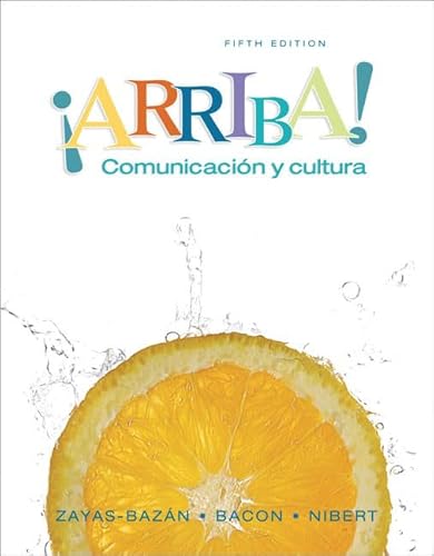 Imagen de archivo de Arriba! Comunicacin y cultura (5th Edition) a la venta por WeSavings LLC