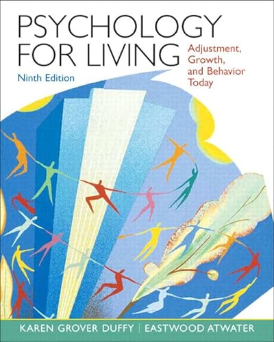Imagen de archivo de Psychology for Living: Adjustment, Growth and Behavior Today a la venta por Irish Booksellers