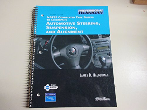 9780132229074: NATEF Correlated Job Sheets for Automotive Steering, Suspension, and Alignment