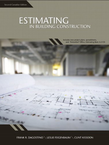 Stock image for Estimating in Building Construction, Second Canadian Edition (2nd Edition) for sale by Books Unplugged