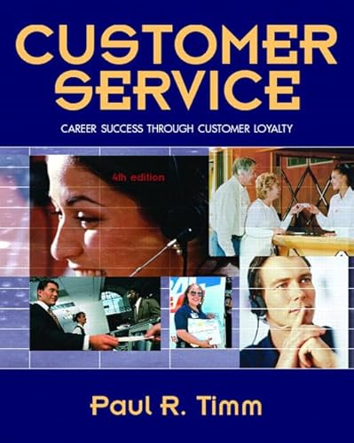 Beispielbild fr Customer Service: Career Success Through Customer Loyalty zum Verkauf von medimops