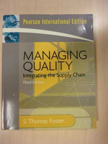 Stock image for MANAGING QUALITY THIRD EDITION for sale by Cambridge Rare Books