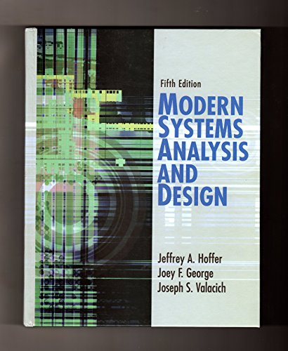 9780132240765: Modern Systems Analysis and Design: United States Edition