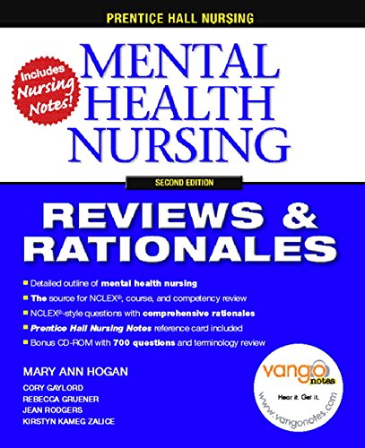 9780132240772: Prentice Hall Reviews & Rationales: Mental Health Nursing (Prentice Hall Nursing Reviews & Rationales)